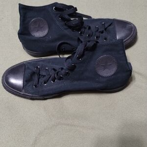 Converse Black Canvas High-Tops